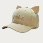 Classic Embroidered Cat Ear Cap